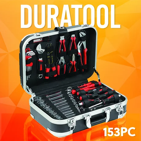 Duratool 153 Pc Tool Kit & Case 21st June 26