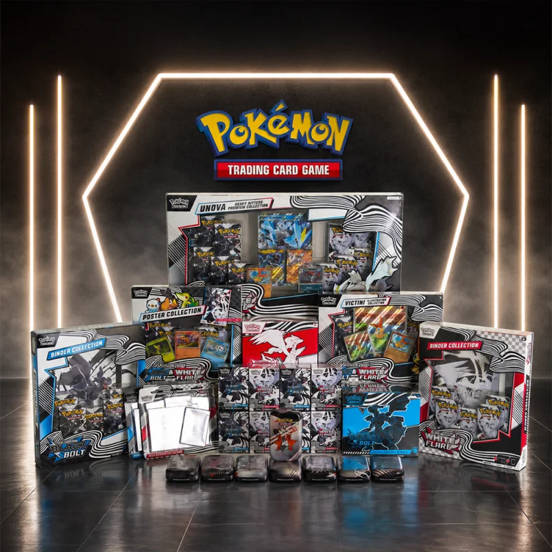 MEGA NEW AND SEALED POKEMON TCG BLACK BOLT & WHITE FLARE BUNDLE