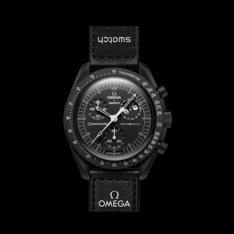 Swatch X OMEGA SNOOPY BLACK MISSION TO THE MOONPHASE