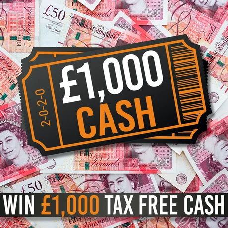 £1k cash 19th May 26
