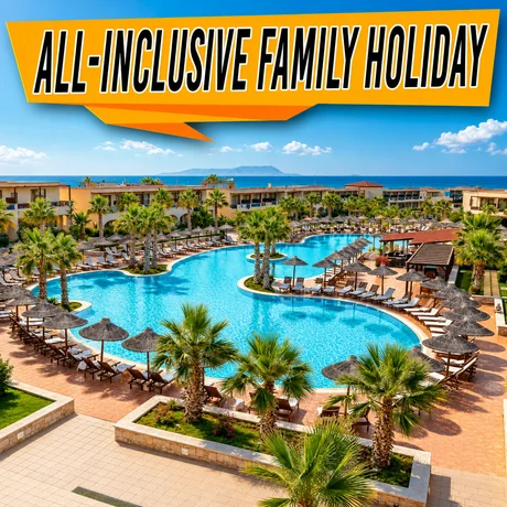 All-Inclusive 7 Nights Stella Aqua Palace Family holiday for 4 + £1,000