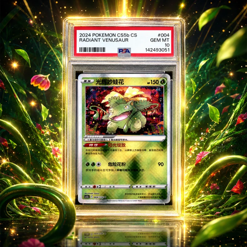 PSA 10 GEM MINT RADIANT VENUSAUR #004 2024 POKEMON CS5B CS