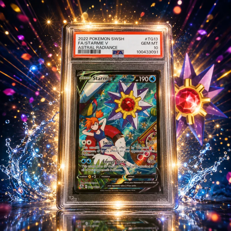 PSA 10 GEM MINT STARMIE V TG13 FULL ART ASTRAL RADIANCE POKEMON