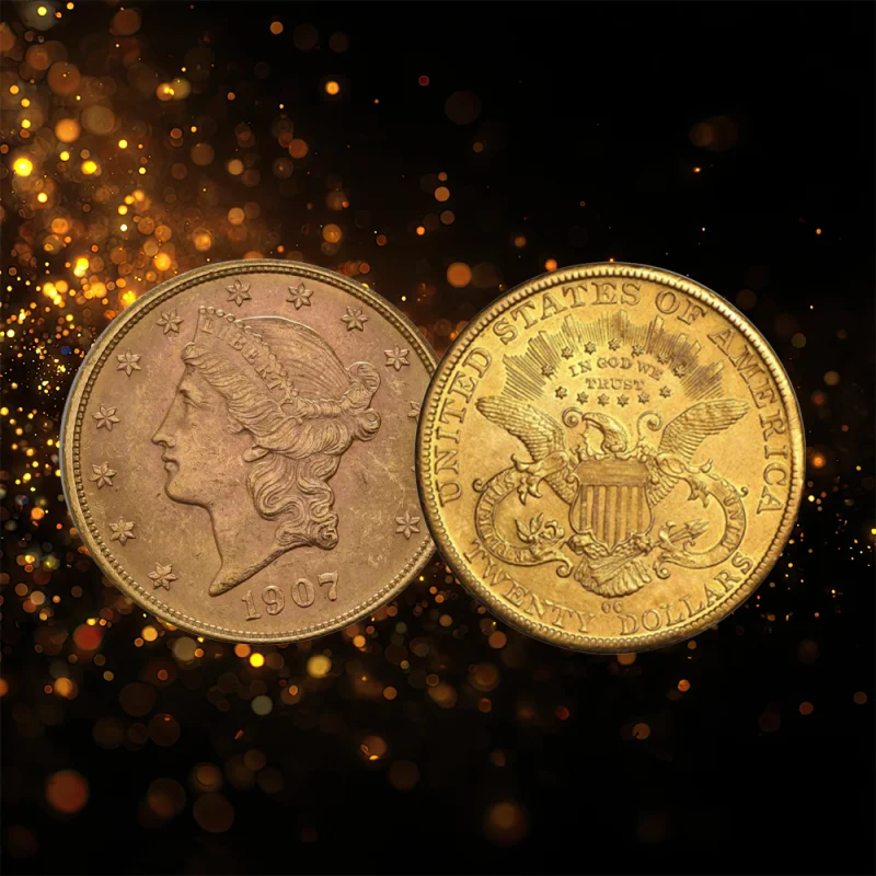 AMERICAN LIBERTY HEAD DOUBLE EAGLE 1oz fine Gold COIN or £2500