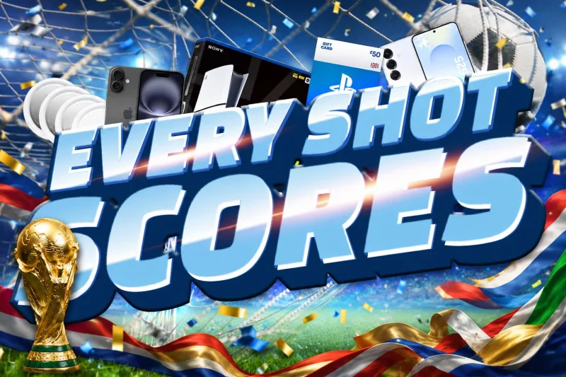 Every Shot Scores - 31,000 Guaranteed Football Prizes
