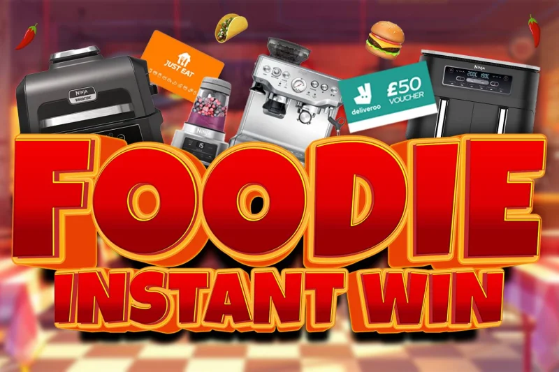 Foodie Instant Win - Latest Kitchen Tech - 20,000+ Prizes