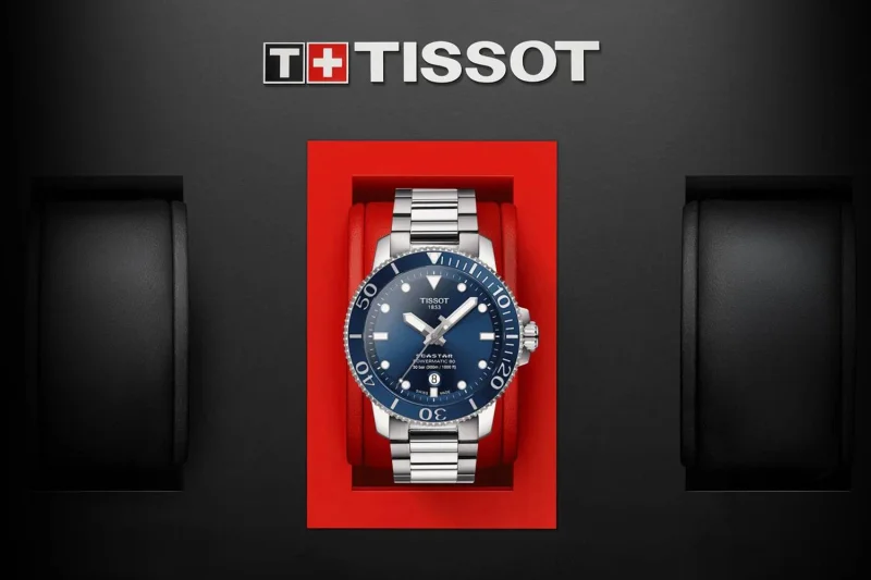 Win this LOW ODDS Tissot Seastar 1000 Powermatic 80 Blue Dial 43mm Automatic Gents Watch