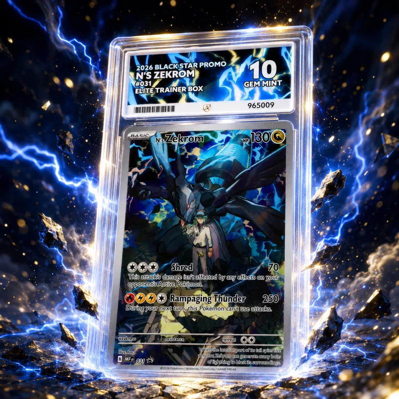 ACE 10 GEM MINT N’S ZEKROM #031 BLACK STAR PROMO 2026 POKÉMON TCG