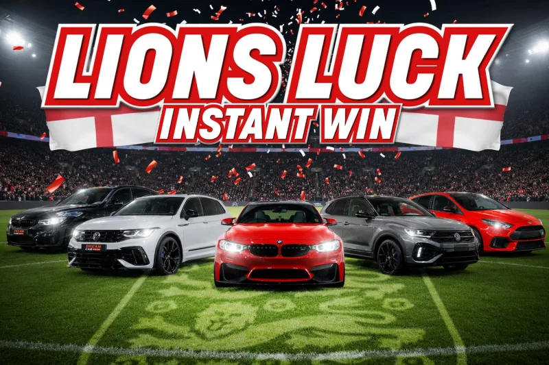 Lions Luck Car Instant Win - £270,000+ In Prizes / 31,000 Prizes