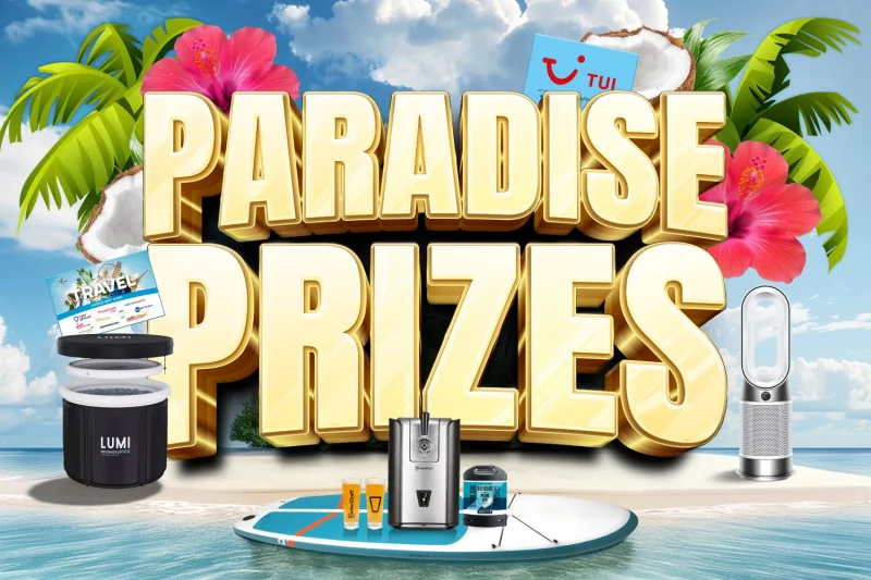 Paradise Prizes - 31,000 Guaranteed Prizes