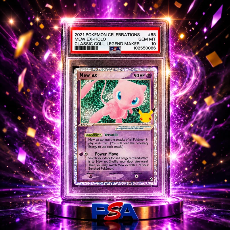 PSA 10 2021 POKEMON CELEBRATIONS #88 MEW EX HOLO LEGEND MAKER