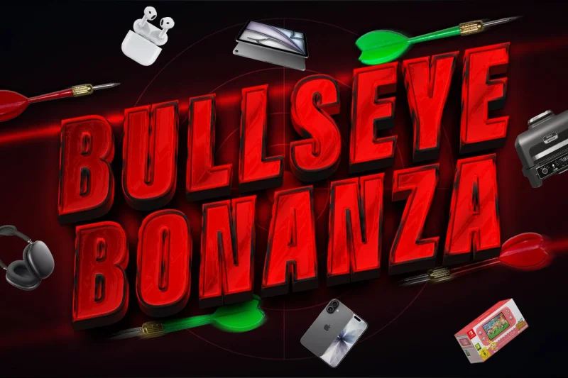 Bullseye Bonanza - £50,000 Of Latest Instant Tech Prizes