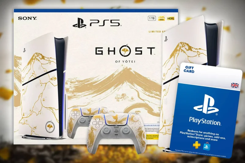 Win this Limited Edition PlayStation 5 Ghost of Yotei Gold Bundle
