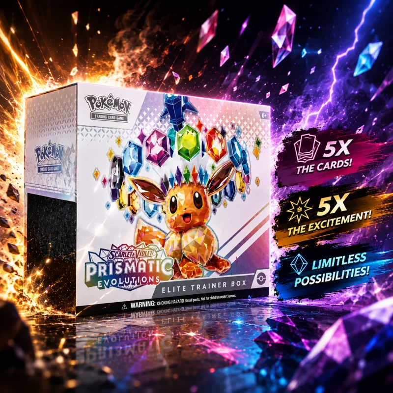 5 X BRAND NEW POKEMON PRISMATIC EVOLUTIONS ELITE TRAINER BOXES