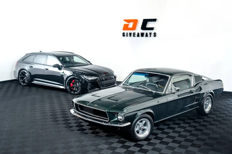 Win this Audi RS6 Performance + Ford Mustang Fastback  & £5,000 or £135,000 Tax Free