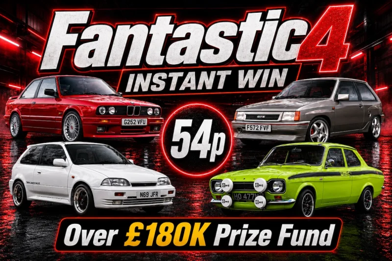 Fantastic 4 Car £180K Instant Win